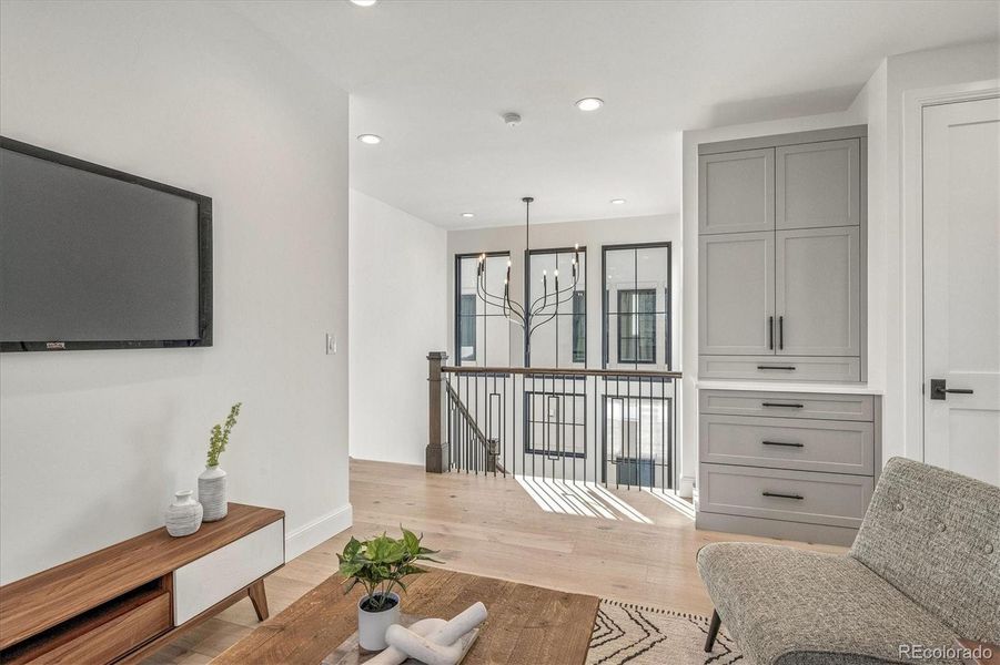 Furnished interior view inside a new home in , Denver (Image 37). Furnished interior view inside a new home in , Denver (Image 37).