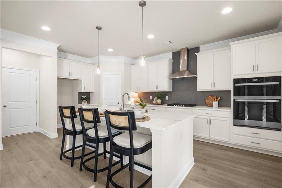Furnished interior view inside a new home in River Rock, Ball Ground (Image 9).