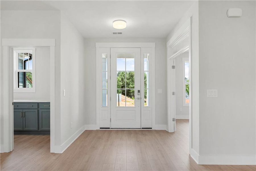 Enter into a bright, welcoming space with durable Enter into a bright, welcoming space with durable