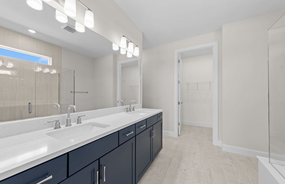 Furnished interior view inside a new home in Shores at Stillwater, Englewood (Image 8).