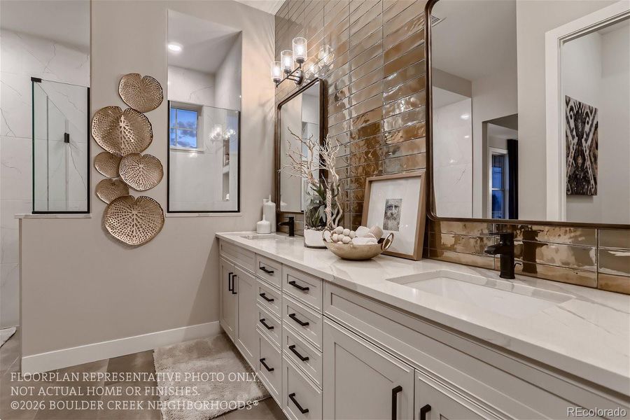 Furnished interior view inside a new home in , Broomfield (Image 20).