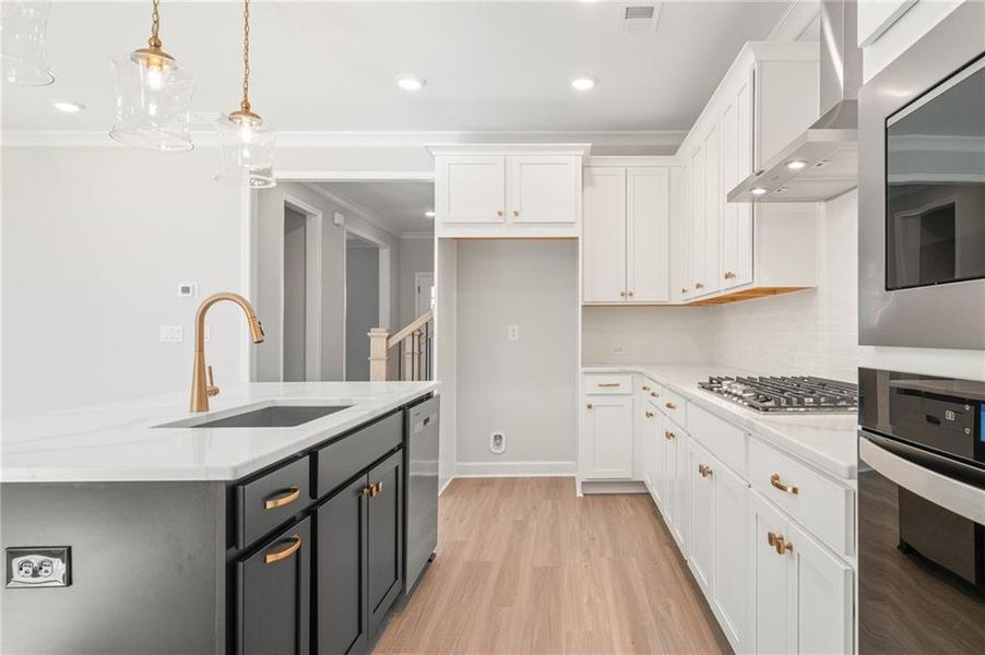 Furnished interior view inside a new home in Linden Grove, Powder Springs (Image 6).