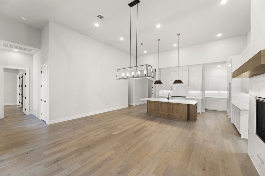 Representative unfurnished interior of a home built from the 5062 by Tradition Homes in Mosaic – 70′ Lots, Prosper (Image 21).