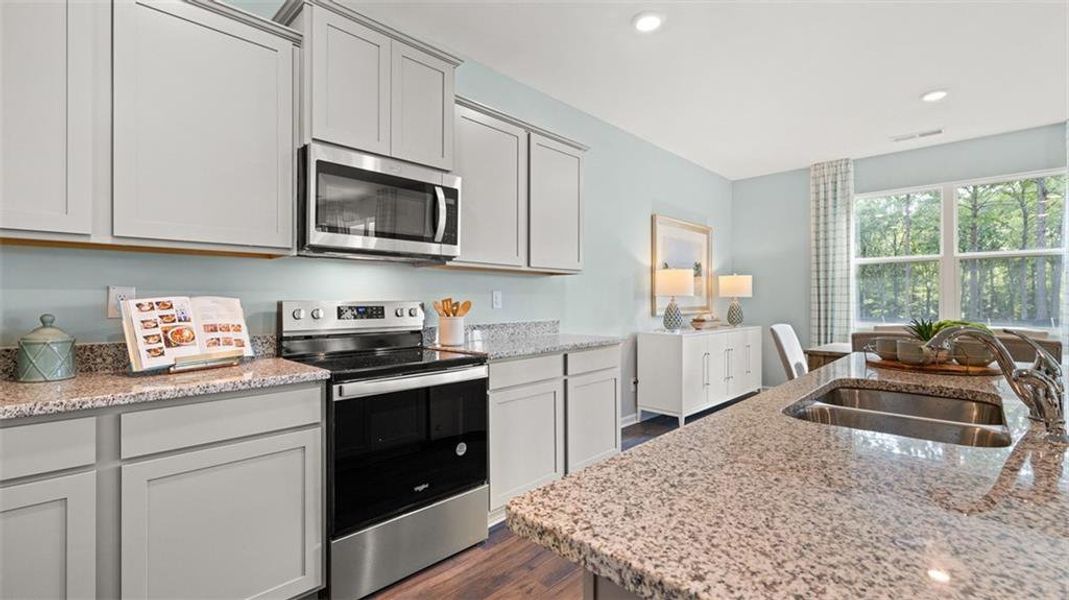 Furnished interior view inside a new home in Jackson Landing, Jefferson (Image 14).