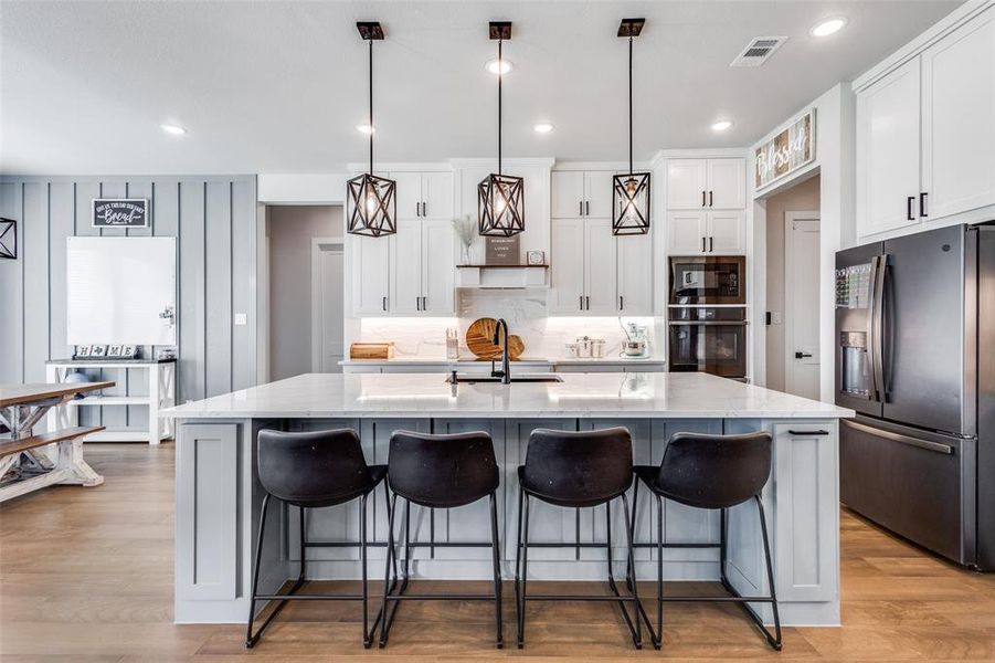 Furnished interior view inside a new home in , Van Alstyne (Image 13).