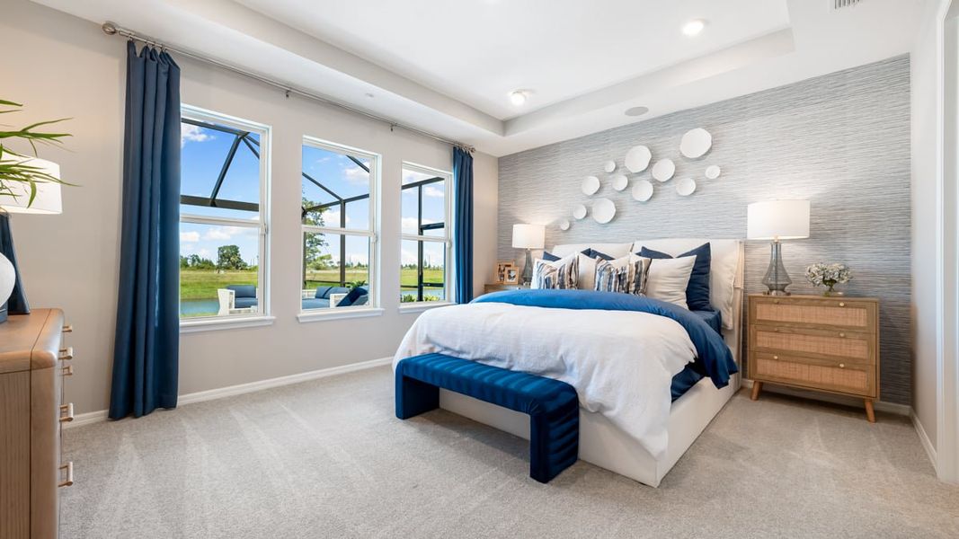 Furnished interior view inside a new home in Windward Preserve, Cocoa (Image 10).