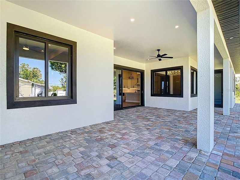 Exterior details and patio area of a home in , Englewood (Image 4).