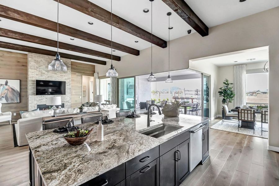 Furnished interior view inside a new home in Summit at The Dells, Prescott (Image 6).