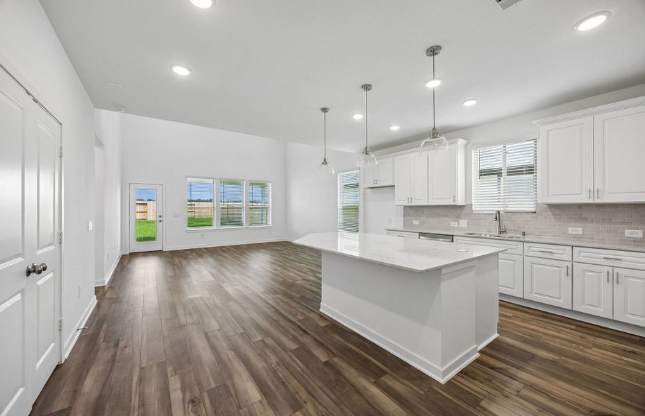 Furnished interior view inside a new home in Mavera, Conroe (Image 11).