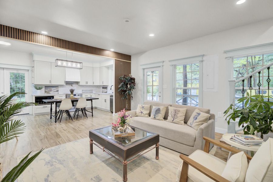 Furnished interior view inside a new home in , Charleston (Image 14).