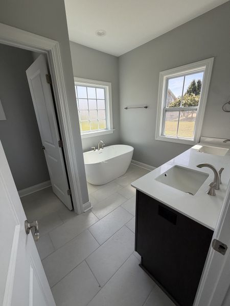 Furnished interior view inside a new home in The Villas at Langston Farms, Winterville (Image 4).