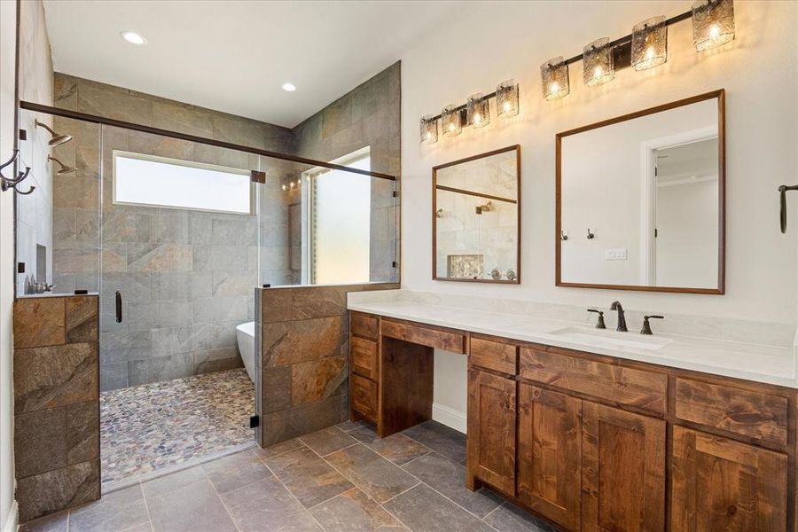 Furnished interior view inside a new home in , Cresson (Image 20).