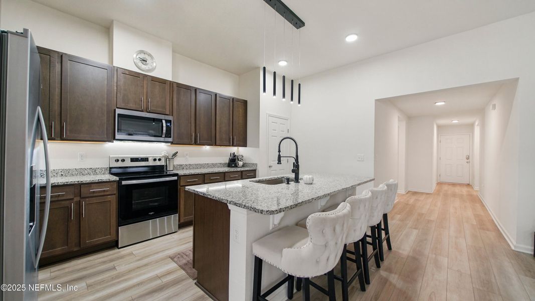 Furnished interior view inside a new home in , Jacksonville (Image 28). Furnished interior view inside a new home in , Jacksonville (Image 28).