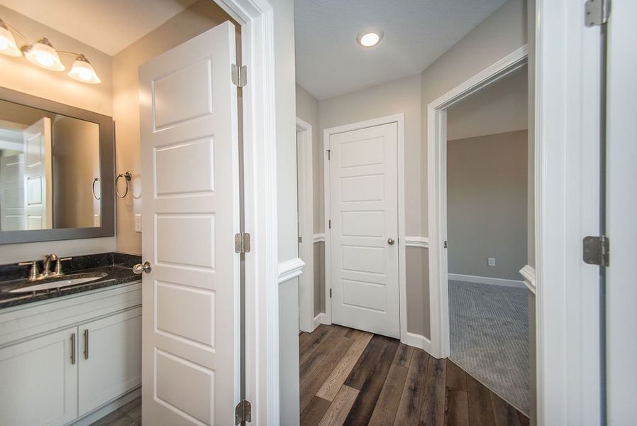 Representative furnished interior of a home built from the Pacific by Enchanted Homes in Arcadia Village, Spartanburg (Image 15).