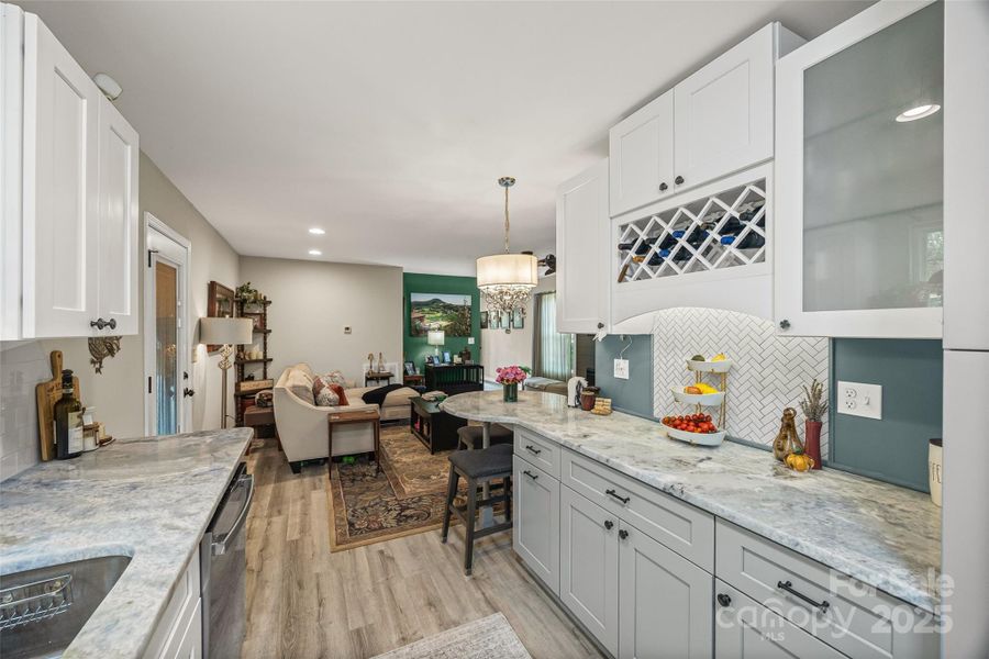 Furnished interior view inside a new home in , Clover (Image 19).