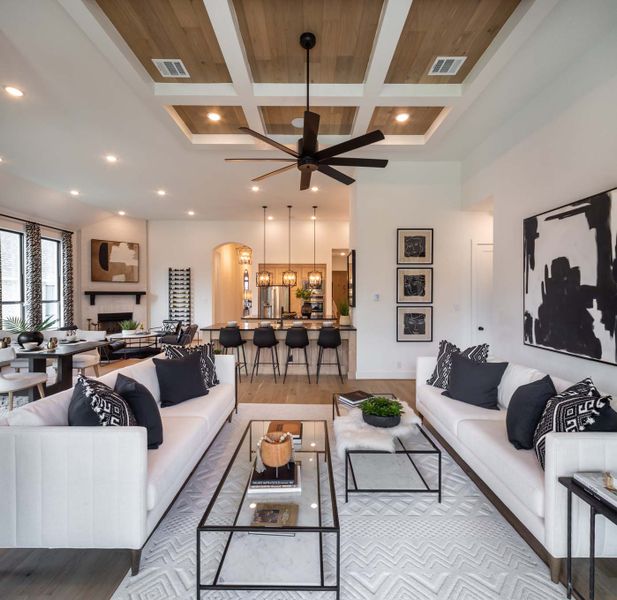 Representative furnished interior of a home built from the 216G by Highland Homes in Quail Hollow, Rockwall (Image 28). Representative furnished interior of a home built from the 216G by Highland Homes in Quail Hollow, Rockwall (Image 28).