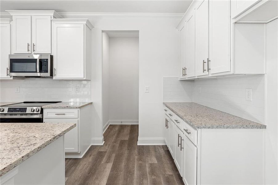 Furnished interior view inside a new home in Mulberry Summit, Flowery Branch (Image 7).