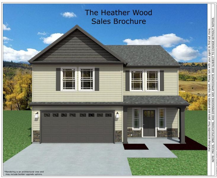 Front exterior of a new home in Cleveland Meadows, Spartanburg, SC, highlighting curb appeal (Image 12).