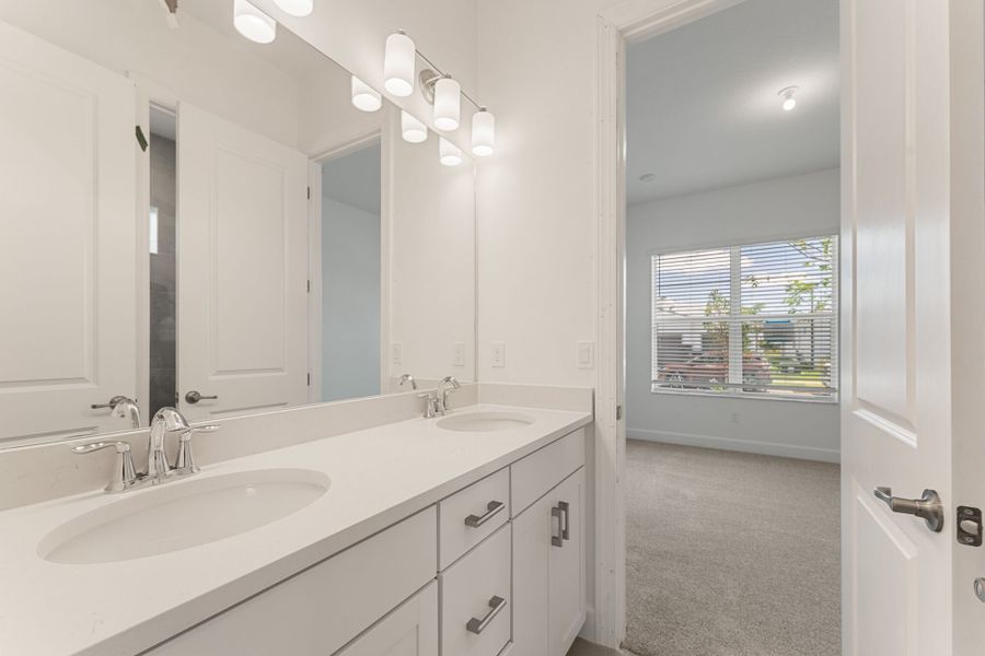 Furnished interior view inside a new home in Tradition, Port St. Lucie (Image 8).