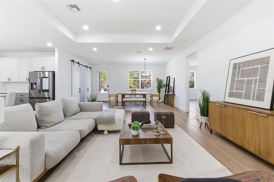 Furnished interior view inside a new home in , Orlando (Image 19).