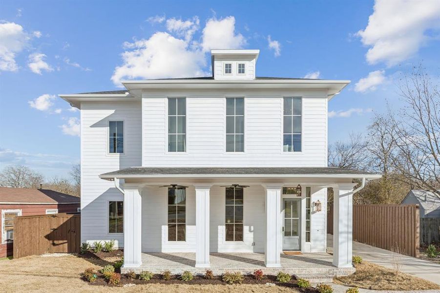 Exterior details and patio area of a home in , Rockwall (Image 20).