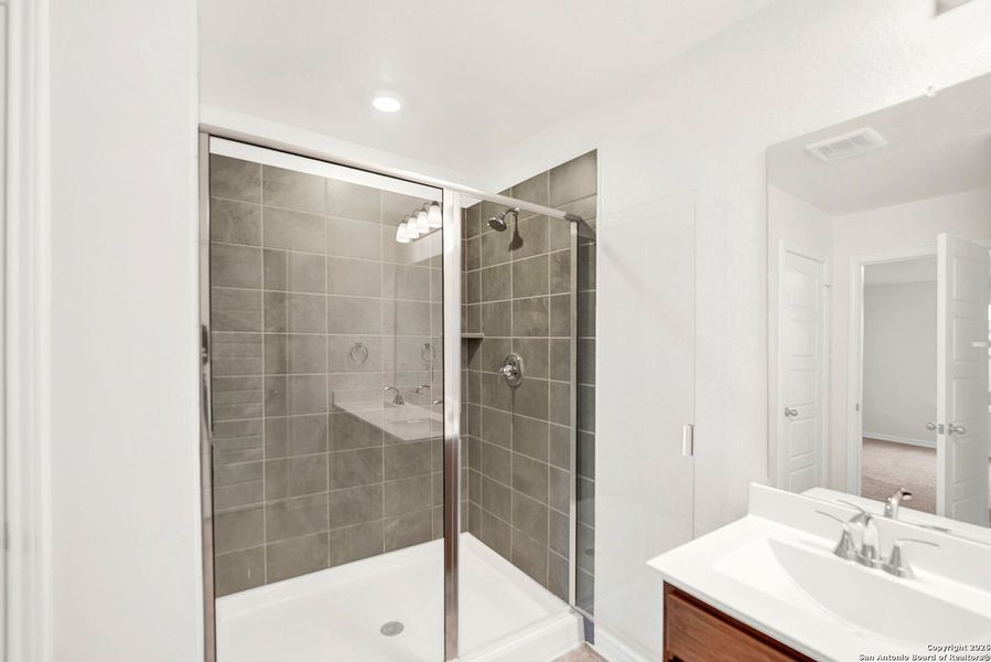 Furnished interior view inside a new home in , San Antonio (Image 11).