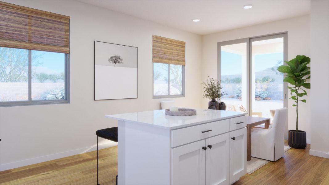 Representative furnished interior of a home built from the Daybreak by Landsea Homes in Elara at Moonlight, Maricopa (Image 11).