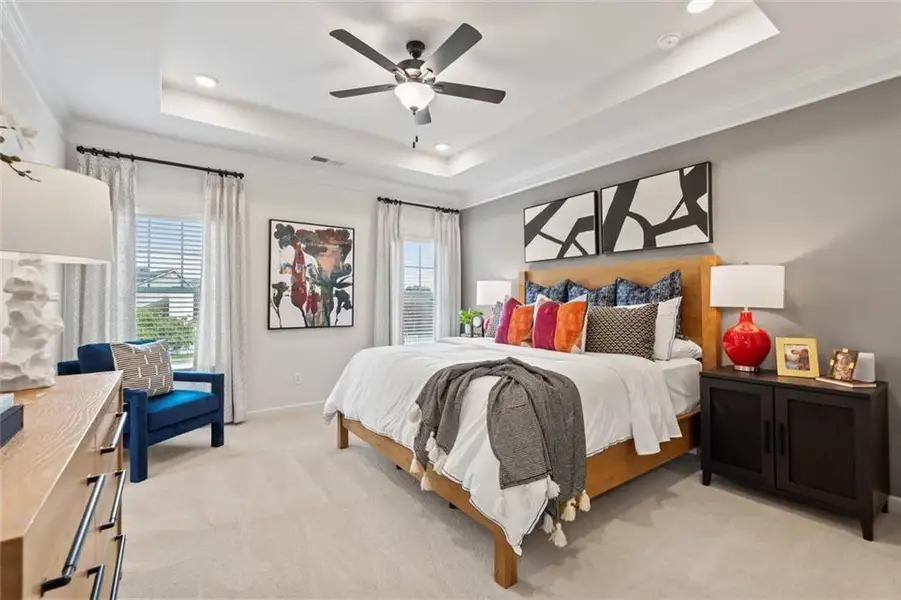 Furnished interior view inside a new home in Franklin Manor, Lawrenceville (Image 59).