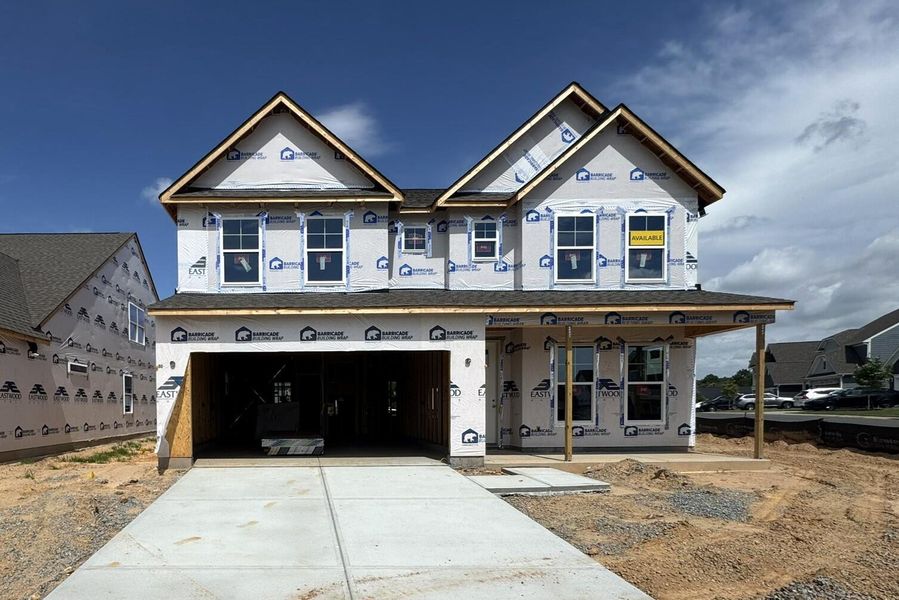 In-progress construction of a new home in The Meadows at Laurelbrook, Sherrills Ford, NC (Image 4).