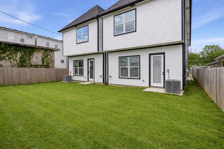 Exterior details and patio area of a home in , Houston (Image 3). Exterior details and patio area of a home in , Houston (Image 3).