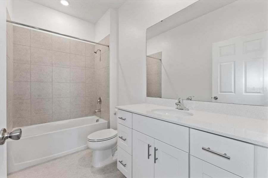 Furnished interior view inside a new home in Mirror Lake Village, Fruitland Park (Image 3).