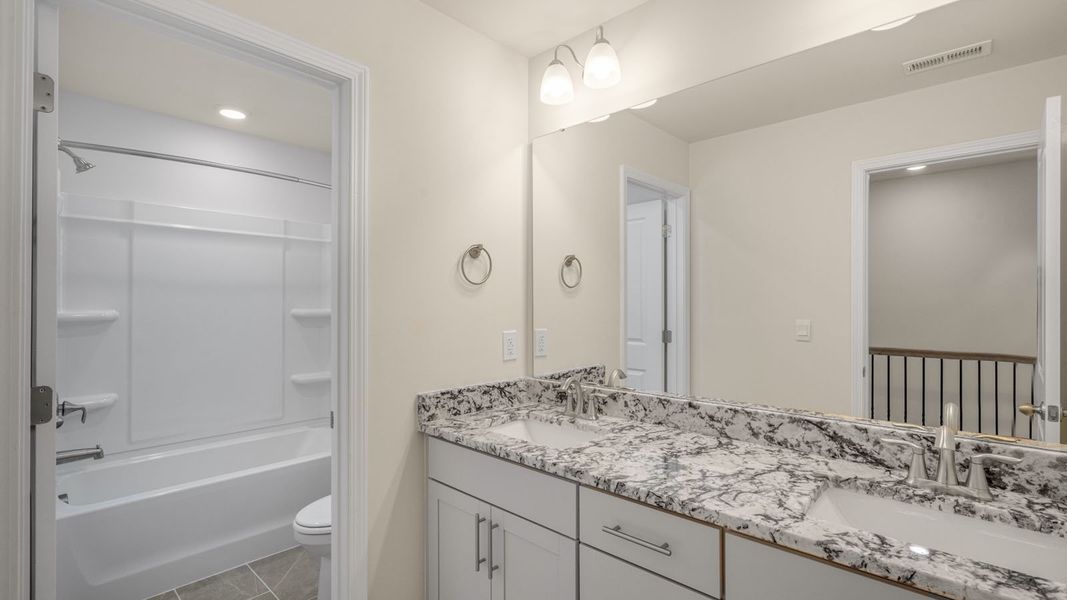 Furnished interior view inside a new home in Collins Ridge, Hillsborough (Image 9).