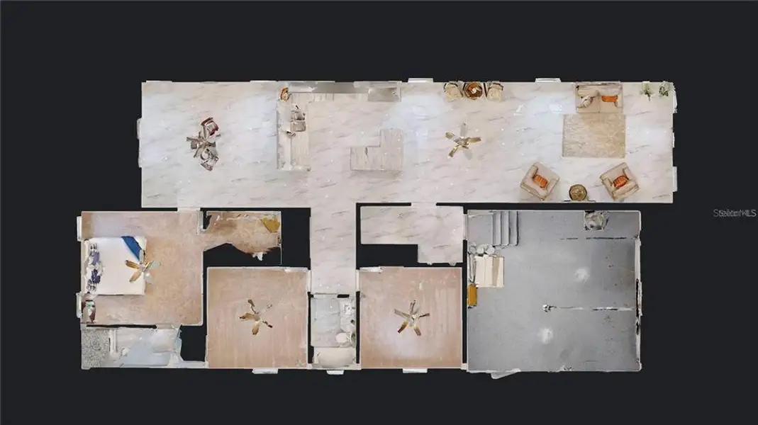 2D floor plan layout of this home in , St. Petersburg, FL (Image 4).