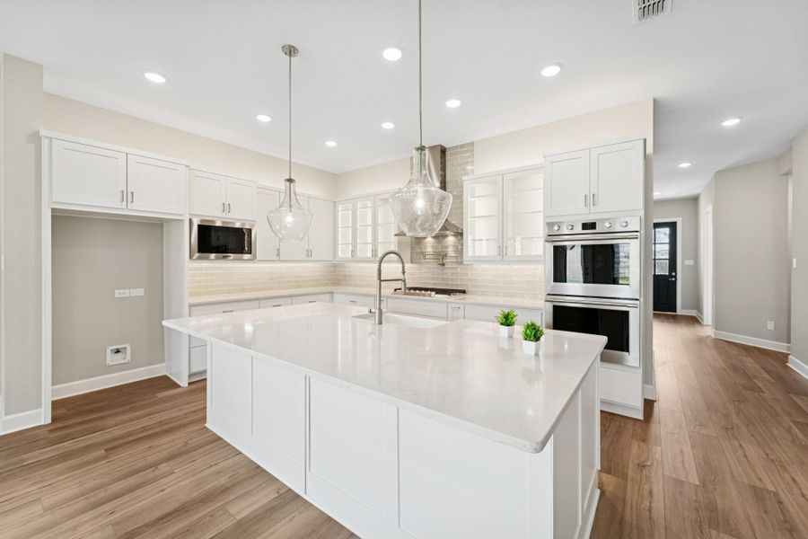 Furnished interior view inside a new home in The Meadows at Imperial Oaks, Conroe (Image 6).