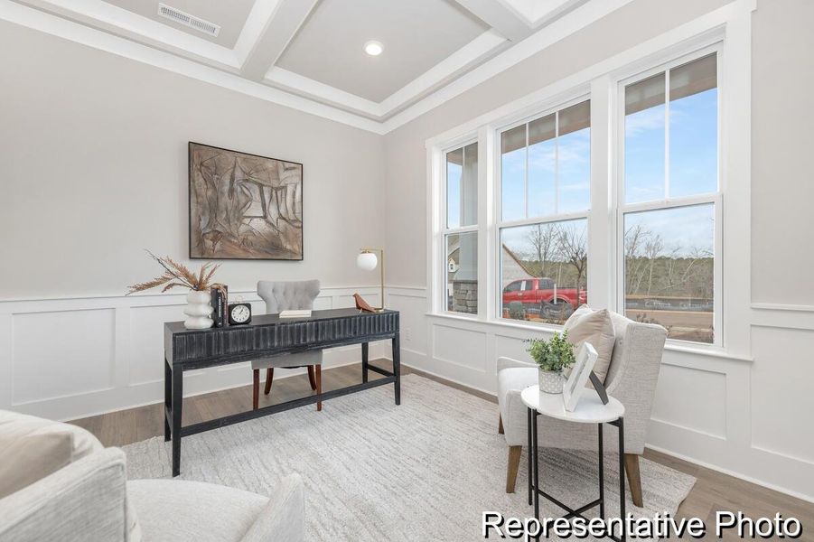 Furnished interior view inside a new home in , Ridgeville (Image 24).