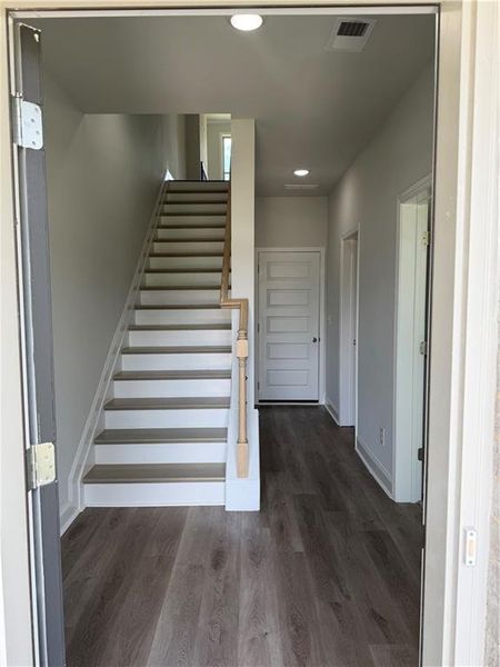 Spacious, unfurnished interior of a new home in Towns at Enclave, Lawrenceville (Image 12). Spacious, unfurnished interior of a new home in Towns at Enclave, Lawrenceville (Image 12).