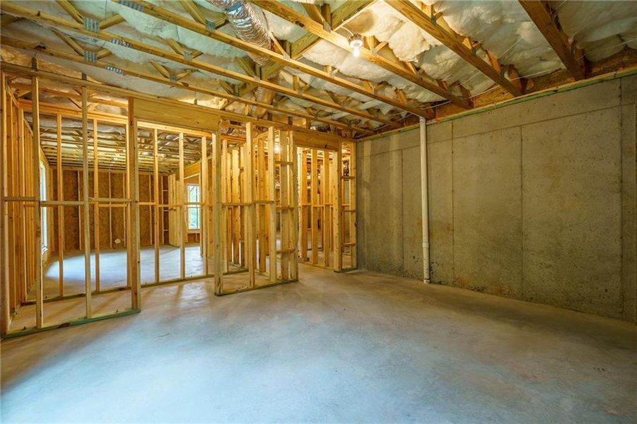 In-progress construction of a new home in Malone's Pond, Ball Ground, GA (Image 58).