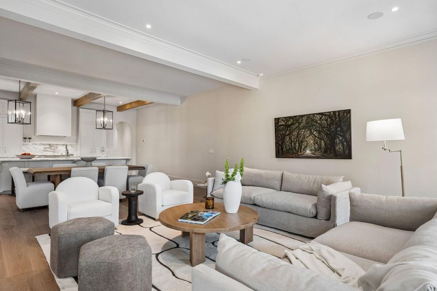 Furnished interior view inside a new home in , Charleston (Image 12).