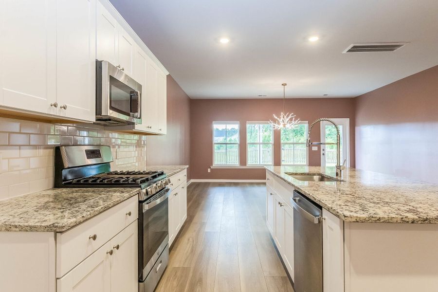 Furnished interior view inside a new home in Heron's Walk at Summers Corner, Summerville (Image 6).