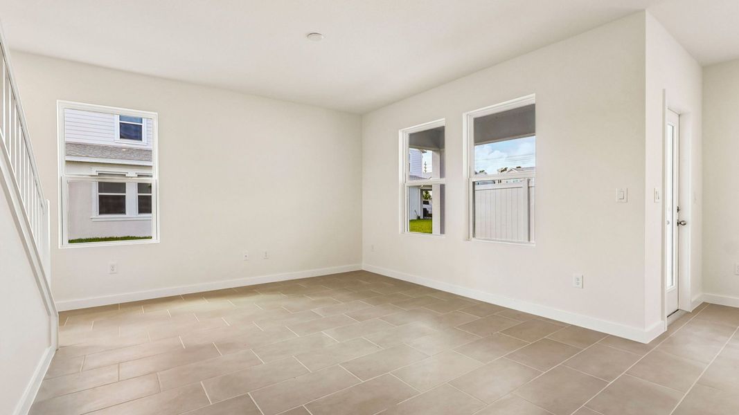 Furnished interior view inside a new home in Cyrene at Harmony, St. Cloud (Image 7).