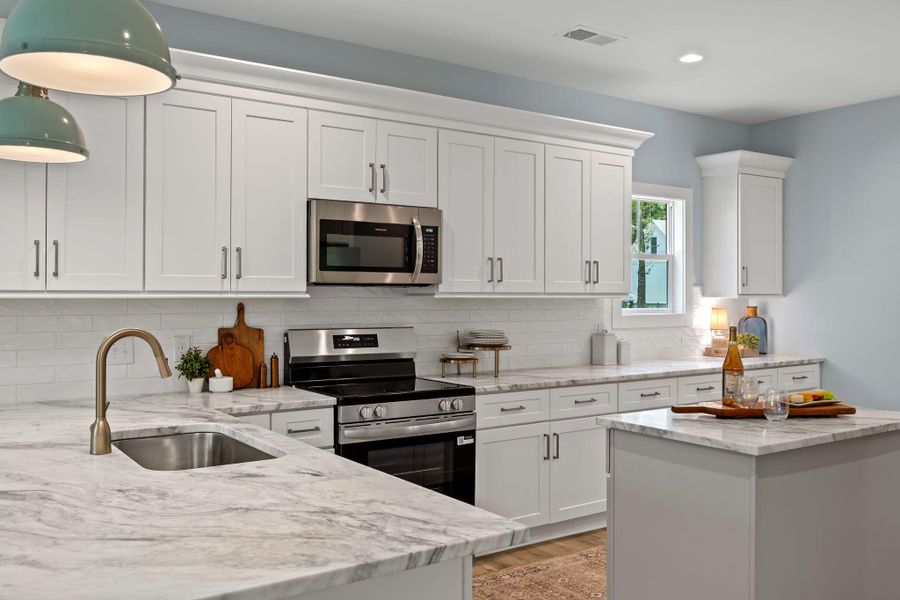 Furnished interior view inside a new home in , Johns Island (Image 17).