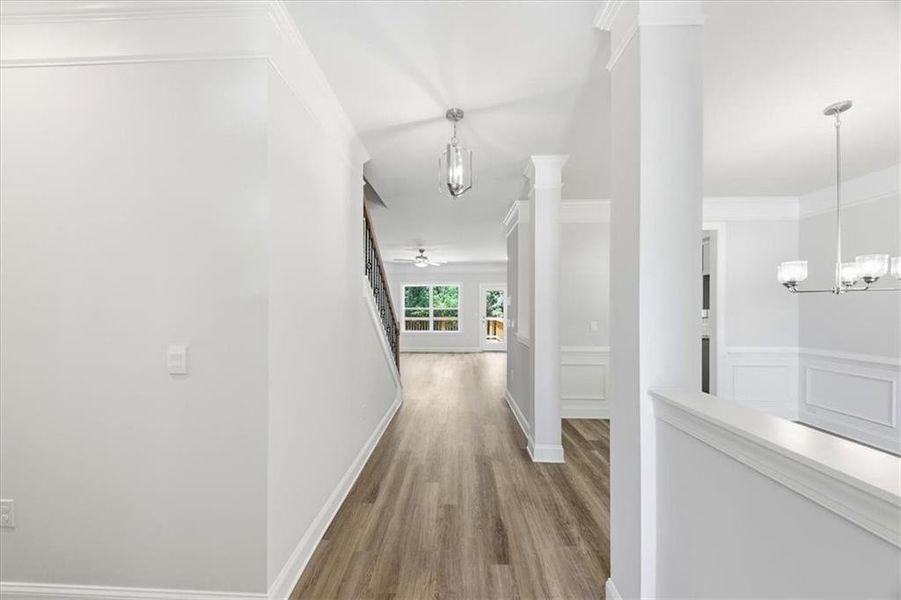 Spacious, unfurnished interior of a new home in Tuscany Hills, Douglasville (Image 21).