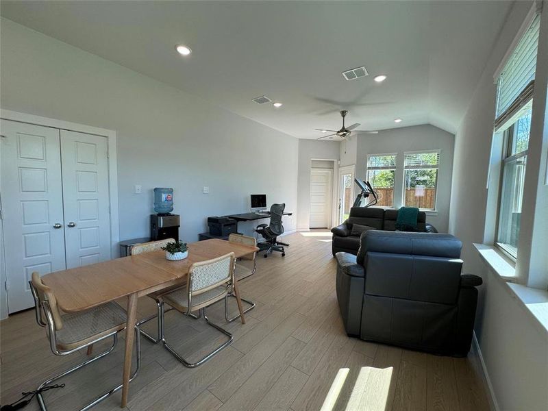 Furnished interior view inside a new home in Lakehaven, Farmersville (Image 9). Furnished interior view inside a new home in Lakehaven, Farmersville (Image 9).