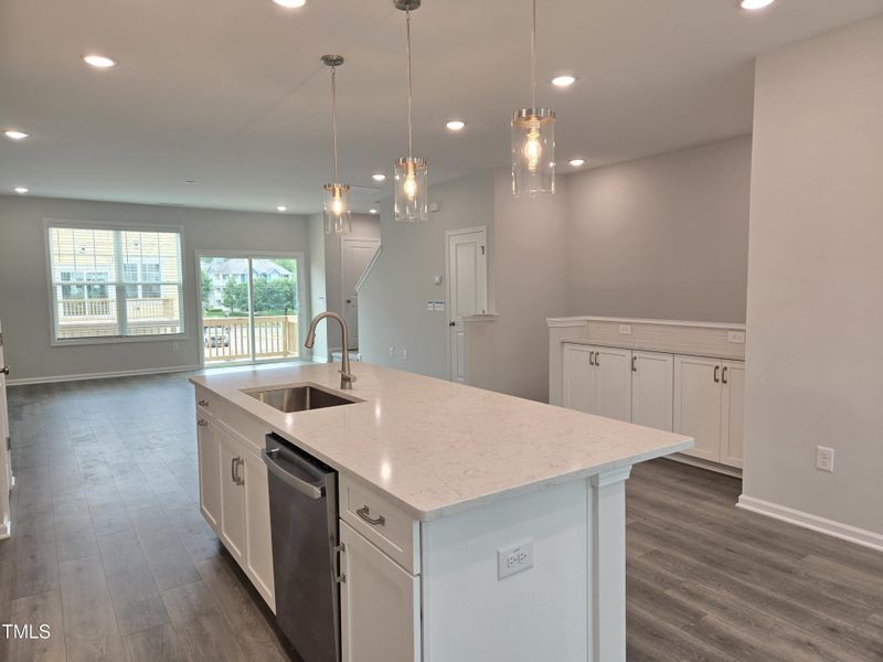 8ft. Island and Serving Cabinets