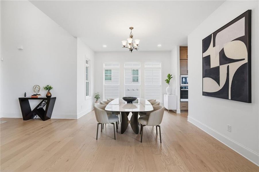 Furnished interior view inside a new home in , Woodstock (Image 12).