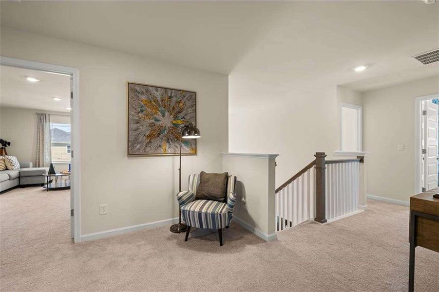 Furnished interior view inside a new home in Wildwood, Covington (Image 31). Furnished interior view inside a new home in Wildwood, Covington (Image 31).