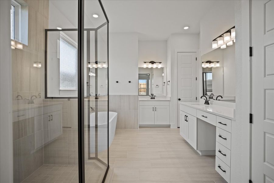 Furnished interior view inside a new home in Village at Three Oaks, Seguin (Image 10).