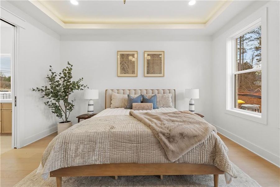 Furnished interior view inside a new home in , Johns Creek (Image 34).