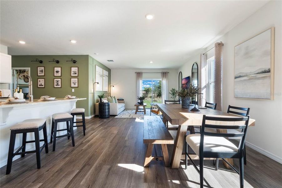 Furnished interior view inside a new home in Crosswinds, Haines City (Image 18). Furnished interior view inside a new home in Crosswinds, Haines City (Image 18).