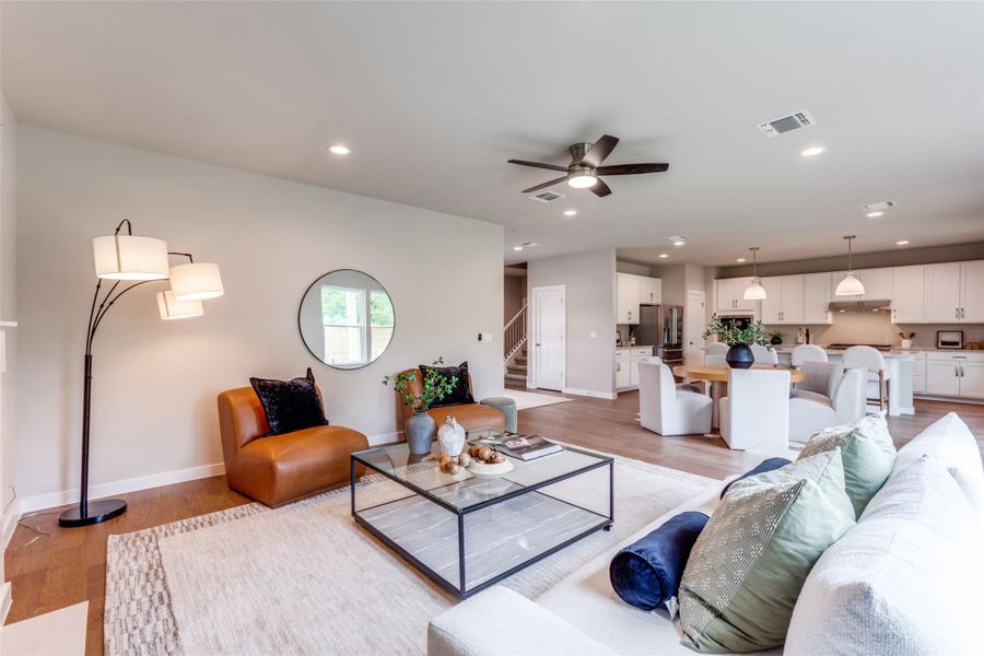 Furnished interior view inside a new home in , Austin (Image 8).